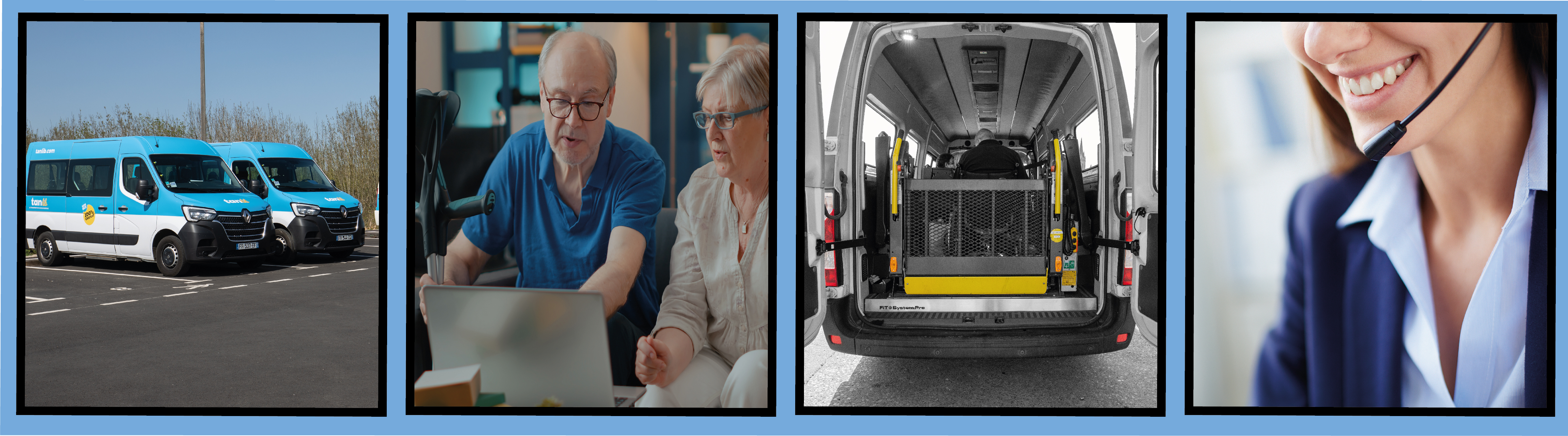 Le Bus + à la demande pour les personnes handicapées à mobilité réduite